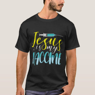 Jesus ist mein Impfstoff Christlich Glaube Anti Va T-Shirt