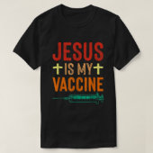 Jesus ist mein Impfstoff Christlicher Glaube Jesus T-Shirt (Design vorne)