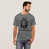 Jesus ist mein Impfstoff gegen Vaxxer T-Shirt (Vorne ganz)