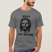 Jesus ist mein Impfstoff gegen Vaxxer T-Shirt (Vorderseite)