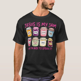 Jesus ist mein Jam christlicher Glaube religiöser  T-Shirt