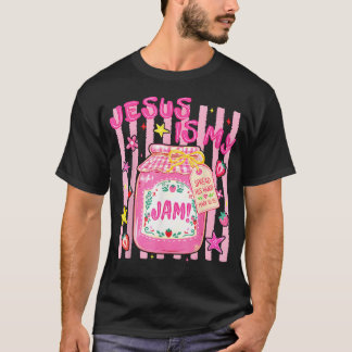 Jesus ist mein Jam Strawberry Glaube Christliche B T-Shirt
