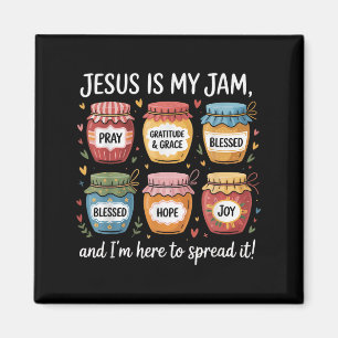 Jesus ist mein Jam und ich bin hier, um Christlich Magnet