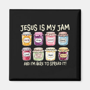 Jesus ist mein Jam und ich bin hier, um Christlich Magnet