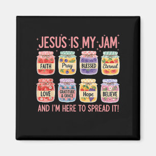Jesus ist mein Jam und ich bin hier, um Christlich Magnet