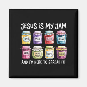 Jesus ist mein Jam und ich bin hier, um Christlich Magnet