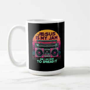 Jesus ist mein Jam und ich bin hier, um seinen Gla Kaffeetasse