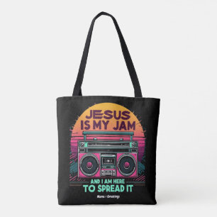 Jesus ist mein Jam und ich bin hier, um seinen Gla Tasche