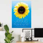JESUS IST MEIN JOY - Christliche religiöse Plakate (Heimbüro)