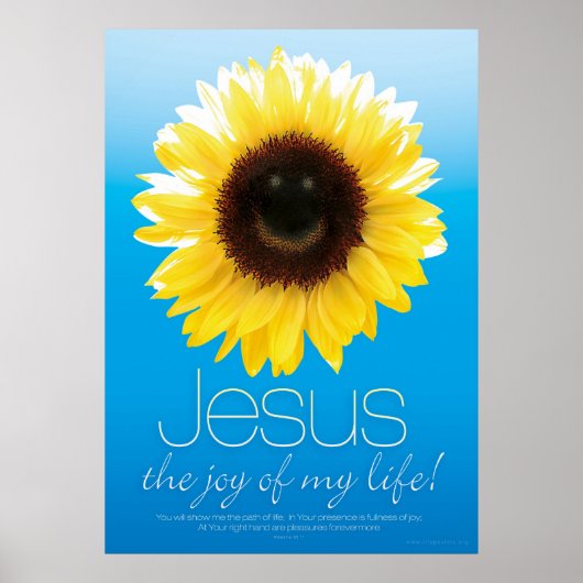 JESUS IST MEIN JOY - Christliche religiöse Plakate (Vorne)