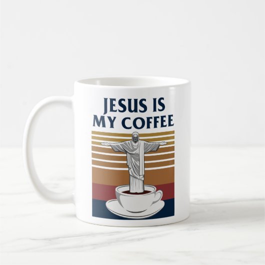 Jesus ist mein Kaffee Kaffeetasse (Links)