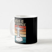 Jesus ist mein Kaffee Kaffeetasse (Vorderseite Links)