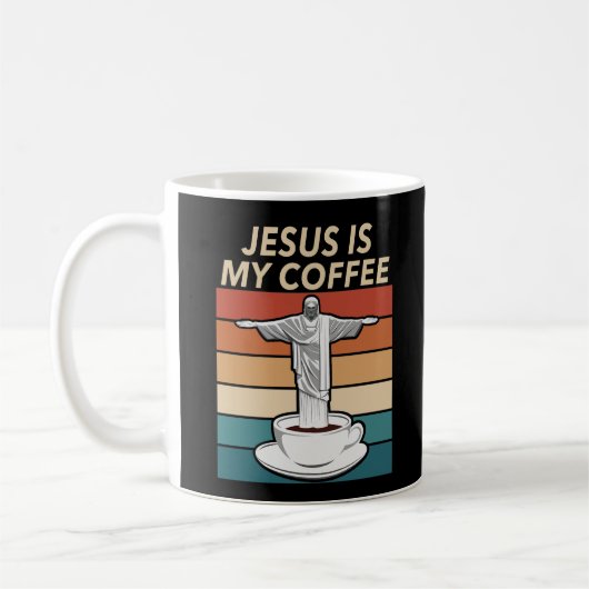 Jesus ist mein Kaffee Kaffeetasse (Links)