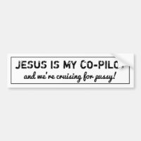 Jesus ist mein Komplott und wir fahren - Bumper-