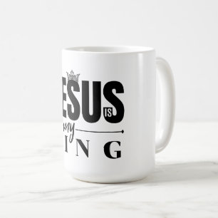 Jesus ist mein König Kaffeetasse