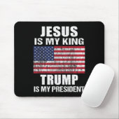 Jesus ist mein König Trump ist mein Präsident Mousepad (Mit Mouse)