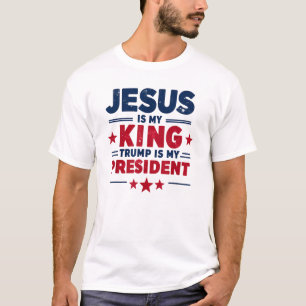 Jesus ist mein König Trump ist mein Präsident T-Shirt