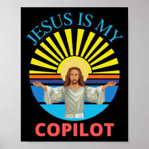 JESUS IST MEIN KOPILOT POSTER