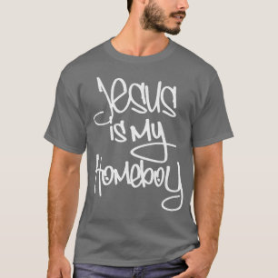 Jesus ist mein Kumpel 80er Retro T-Shirt