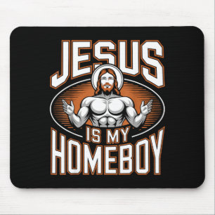Jesus ist mein Kumpel Religiöse Sporthalle Christl Mousepad