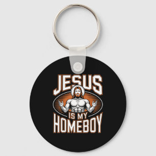 Jesus ist mein Kumpel Religiöse Sporthalle Christl Schlüsselanhänger