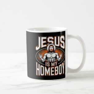 Jesus ist mein Kumpel Religiöses Fitnessstudio Chr Kaffeetasse