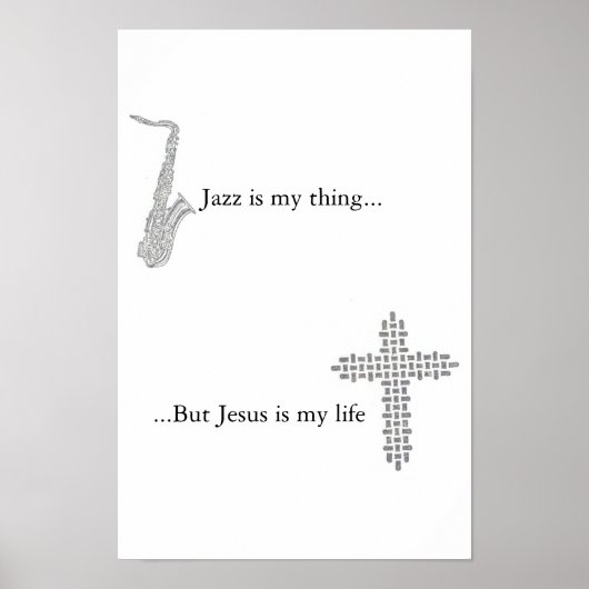 Jesus ist mein Leben Poster (Vorne)