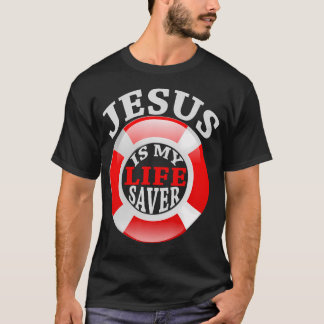 Jesus ist mein Leben retten Christliches Shirt für