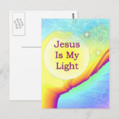 Jesus ist mein Licht Postkarte (Vorne/Hinten)