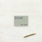 Jesus ist mein Lord Posten-it® Notes 4 x 3 Post-it Klebezettel (Auf Schreibtisch)