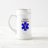 JESUS IST MEIN PARAMEDIC BIERGLAS (Links)
