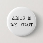 Jesus ist mein Pilot Button (Vorderseite)