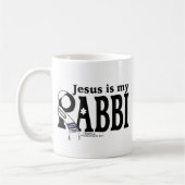 Jesus ist mein RABBI Kaffeetasse (Links)
