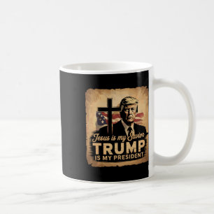 Jesus ist mein Retter Trump ist mein biblischer Pr Kaffeetasse
