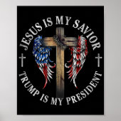 Jesus ist mein Retter Trump ist mein Präsident 202 Poster (Vorne)