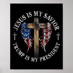 Jesus ist mein Retter Trump ist mein Präsident 202 Poster