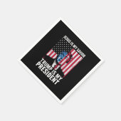 Jesus ist mein Retter Trump ist mein Präsident 202 Serviette (Ecke)