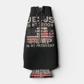 Jesus ist mein Retter Trump ist mein Präsident Ame Flaschenkühler (Rückseite)