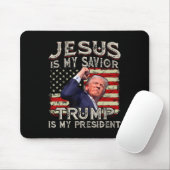 Jesus ist mein Retter Trump ist mein Präsident Ame Mousepad (Mit Mouse)