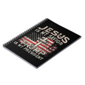 Jesus ist mein Retter Trump ist mein Präsident Ame Notizblock (Linke Seite)