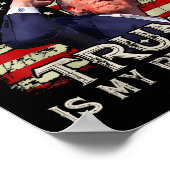 Jesus ist mein Retter Trump ist mein Präsident Ame Poster (Ecke)