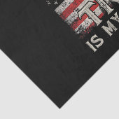 Jesus ist mein Retter Trump ist mein Präsident Ame Seidenpapier (Detail)