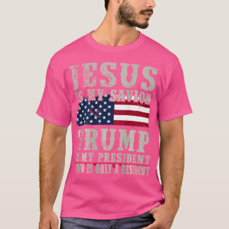 Jesus ist mein Retter Trump ist mein Präsident T-Shirt