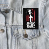 Jesus ist mein Retter Trump ist mein Präsident Tru Button (Insitu)