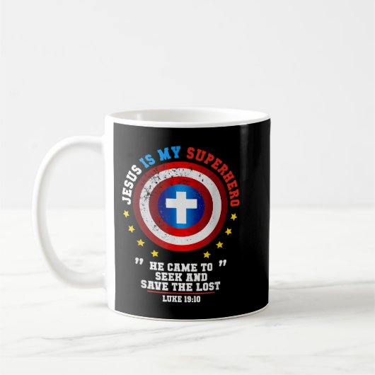 Jesus ist mein Retter Trump ist mein Präsident Tru Kaffeetasse (Links)