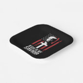 Jesus ist mein Retter Trump ist mein Präsident Tru Pappteller (Gewinkelt)