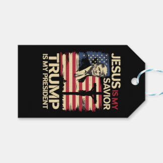 Jesus ist mein Retter Trump ist mein Präsident USA Geschenkanhänger