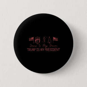 Jesus ist mein Retter Trump ist mein Präsident Wei Button