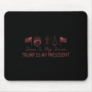 Jesus ist mein Retter Trump ist mein Präsident Wei Mousepad