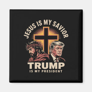 Jesus ist mein Retter Trump ist mein religiöser Pr Magnet